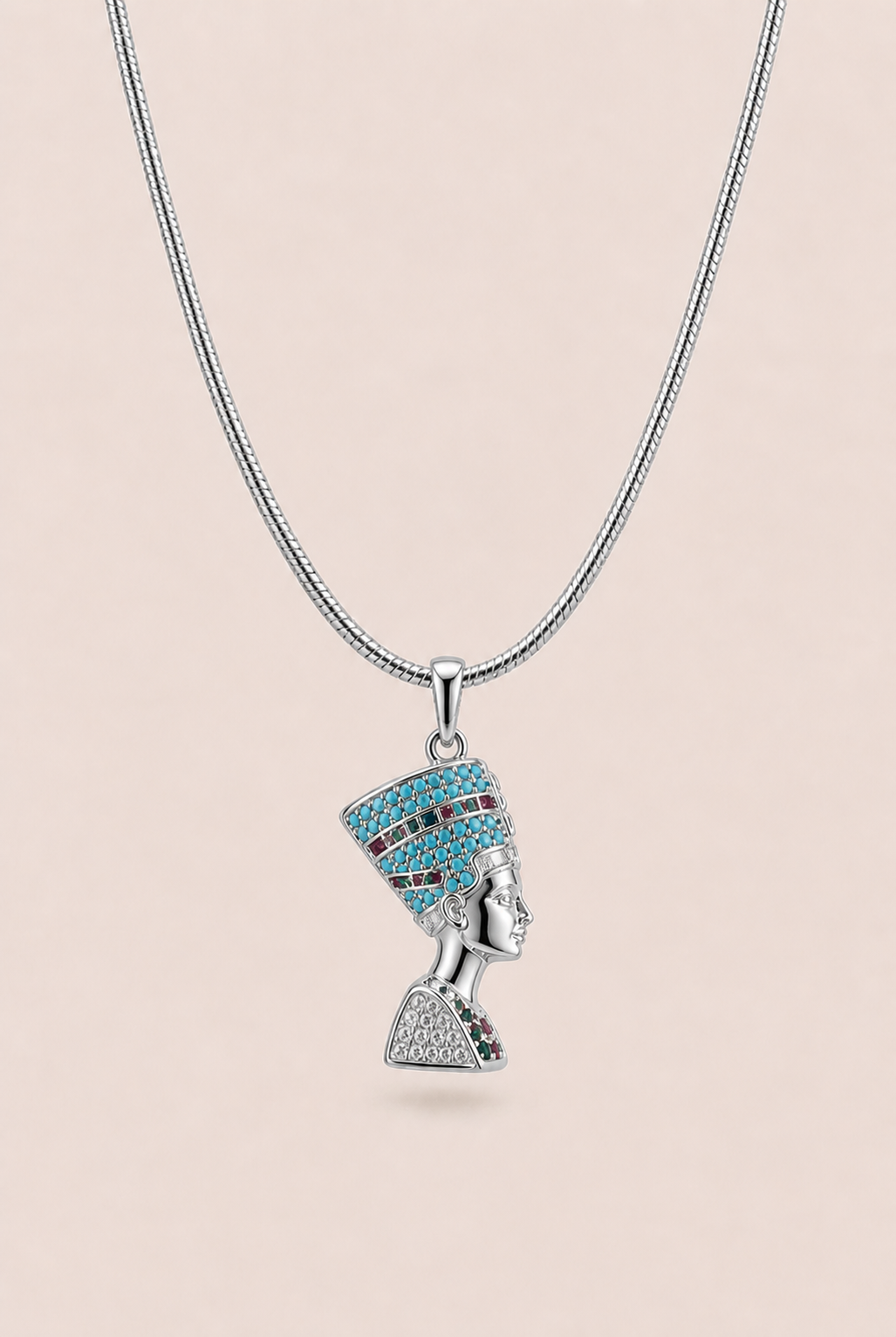 Nefertiti Charm Necklace